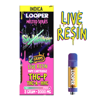 LOOPER - Lifted Live Resin (THC-A+THC-P+HHC) - Hemp Cartridges (2g x 5) - MK Distro