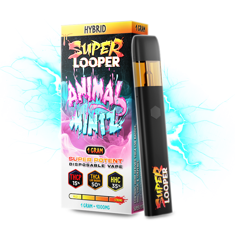 Looper - Super Looper (THC-P+THC-A+HHC) - Hemp Disposables (1g) - MK Distro