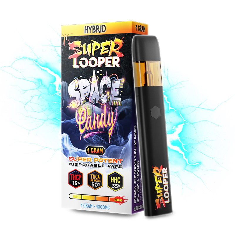 Looper - Super Looper (THC-P+THC-A+HHC) - Hemp Disposables (1g) - MK Distro