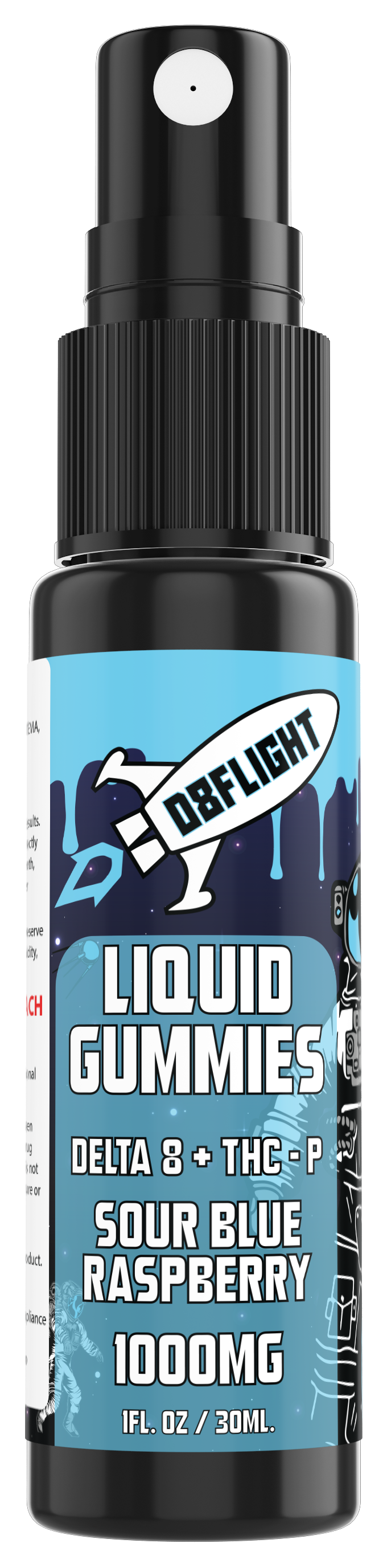 D8Flight - Liquid Gummies Single (1000mg × 30mL) - MK Distro