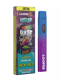 Looper XL Live Resin - Hemp Disposables (3g x 5) - MK Distro