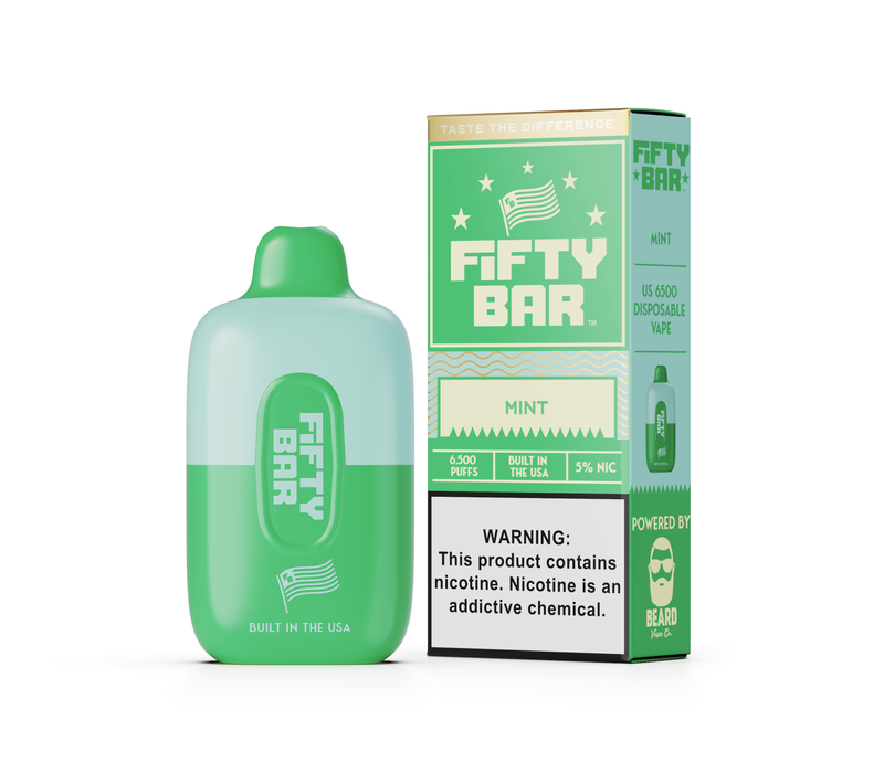 HiddenHills x Fifty Bar - Disposable Vape (5% - 6,500 Puffs) - Single - MK Distro