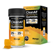 Clean AF - Broad Spectrum CBD Gummies (25mg CBD + 25mg CBN + 5mg Melatonin) - MK Distro