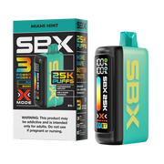 SBX - Disposable Vapes (5% - 25,000 Puffs) - Box of 5 (SALE ONLY OUT OF TEXAS)