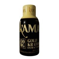 KAMA - Gold Liquid - Kratom Extract Shot 150mg - (12 x 30ml) - MK Distro