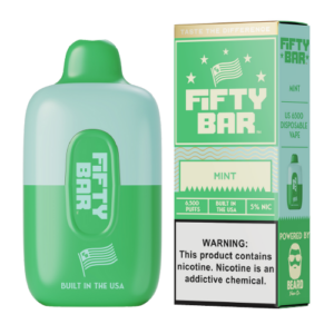 Fifty Bar 20K - Disposable Vape (5%) (Box of 5) - MK Distro