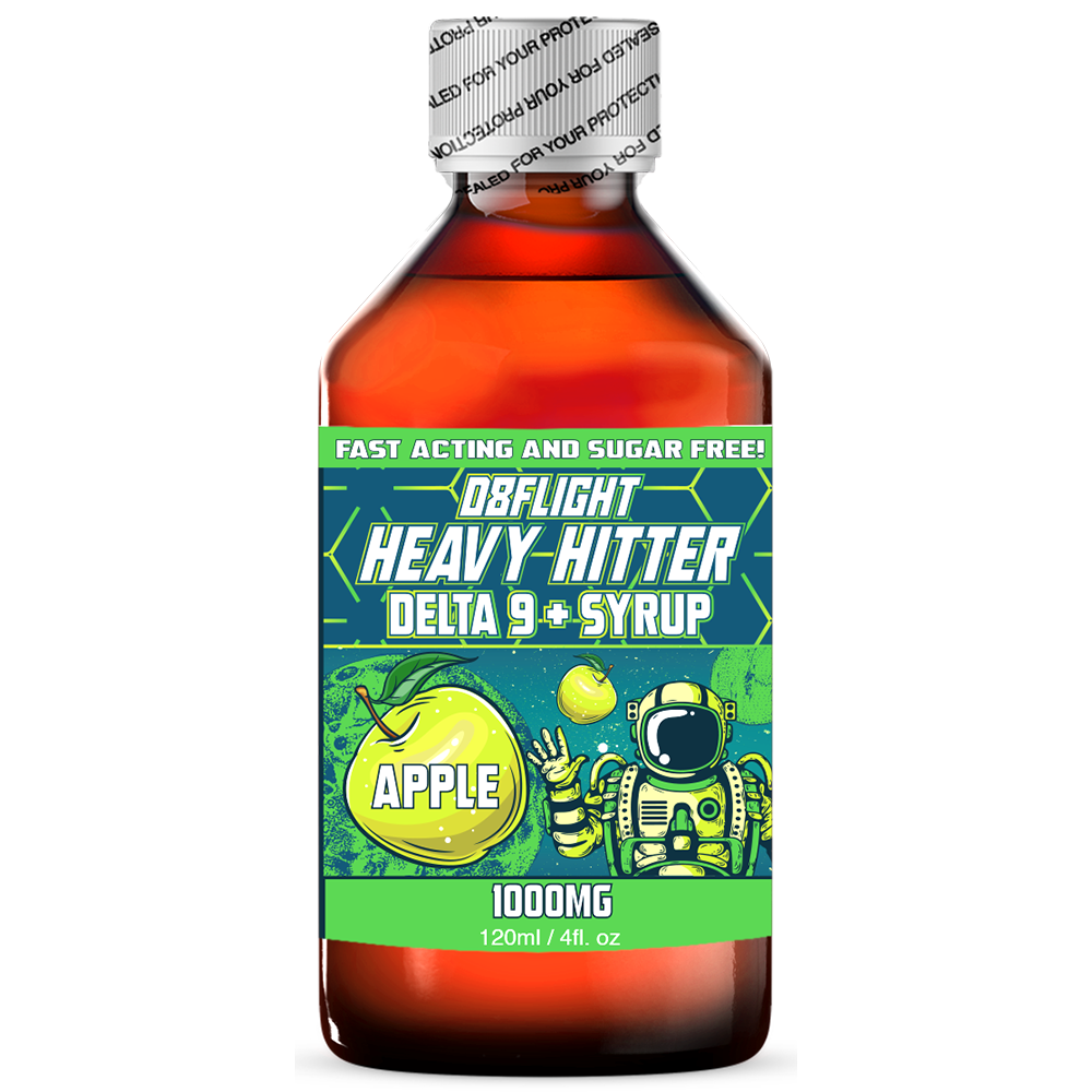 D8Flight - Heavy Hitter (Delta9 + Syrup) - Hemp Syrup (1000mg) - MK Distro