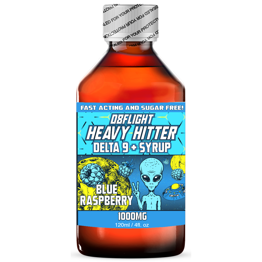 D8Flight - Heavy Hitter (Delta9 + Syrup) - Hemp Syrup (1000mg) - MK Distro