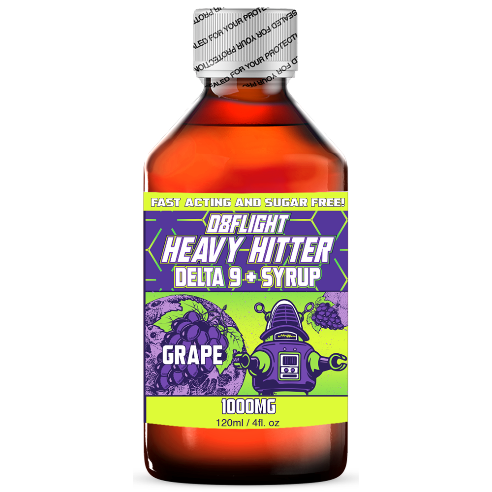 D8Flight - Heavy Hitter (Delta9 + Syrup) - Hemp Syrup (1000mg) - MK Distro