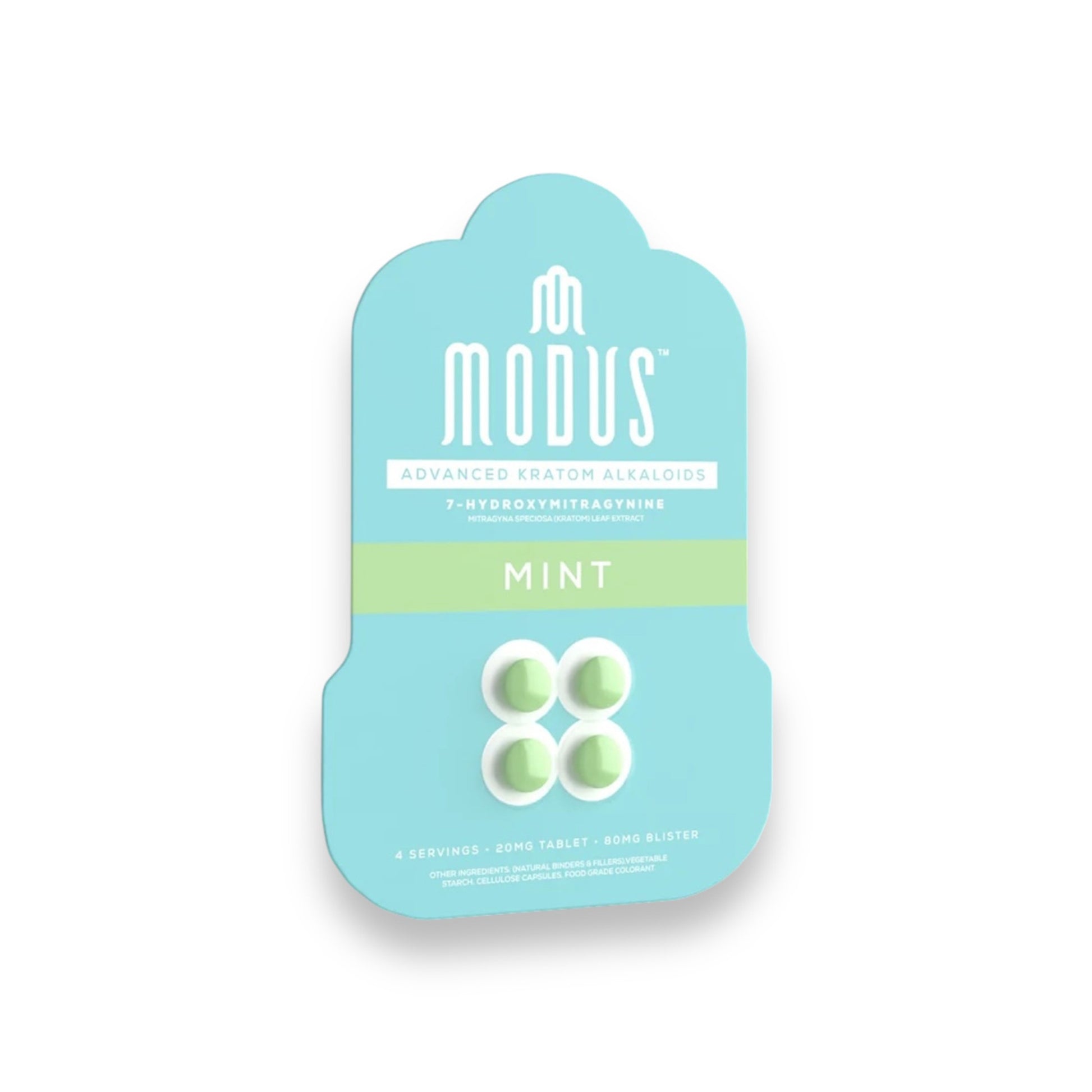 Modus - 7-Hydroxymitragynine Extract Tablets (20mg x 4ct) - Single - MK Distro