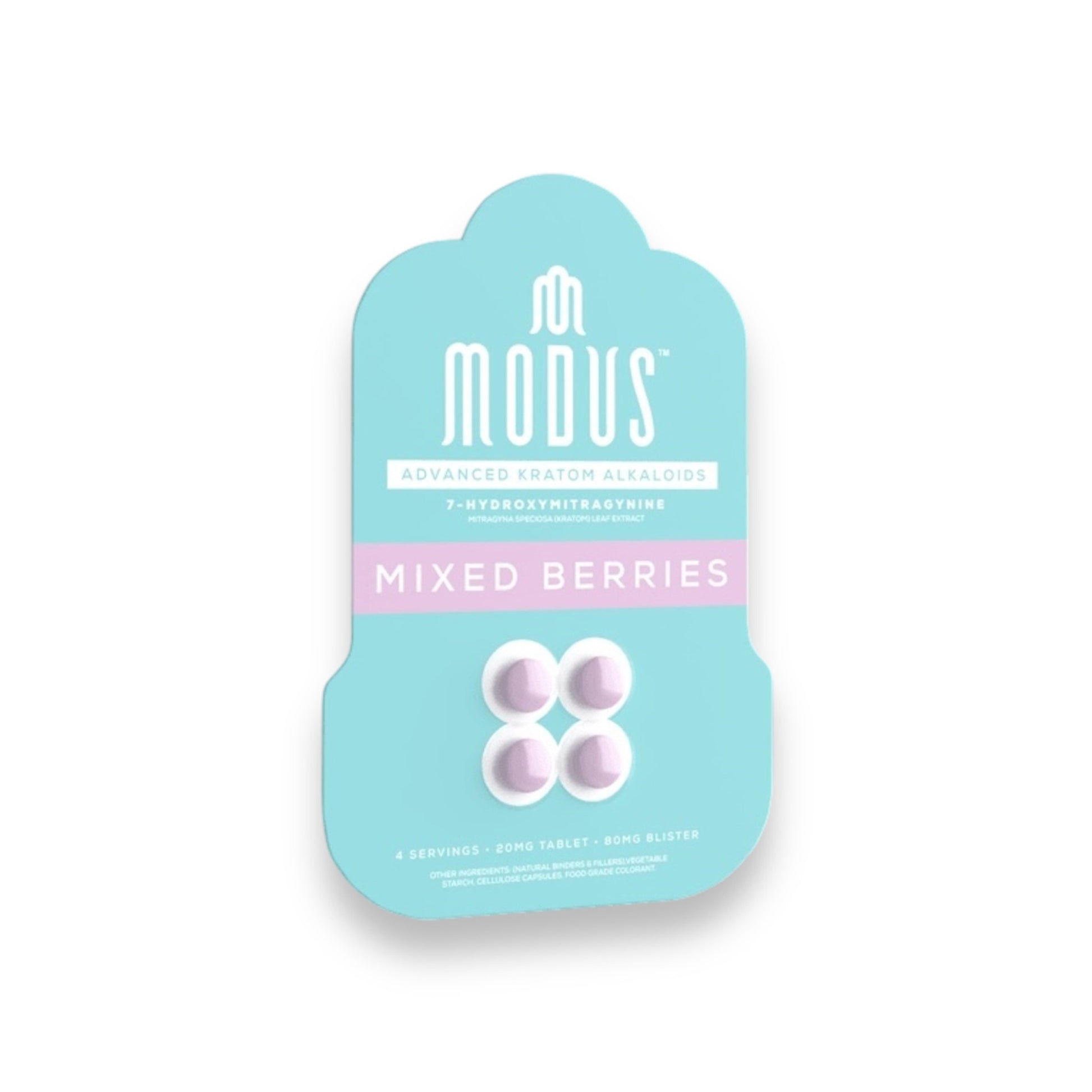Modus - 7-Hydroxymitragynine Extract Tablets (20mg x 4ct) - Single - MK Distro