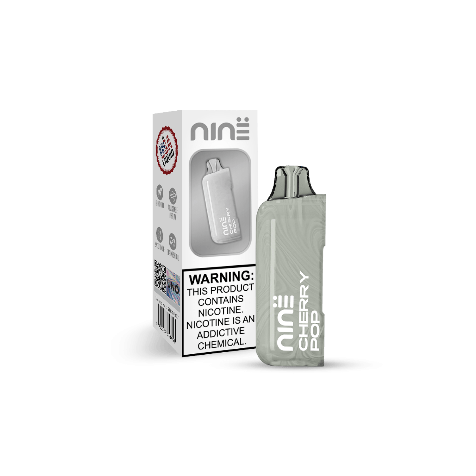 Uno Nine Pod - (TC)Disposable Vape (5% - 30,000 Puffs) - Box of 5 (TEXAS COMPLIANT)