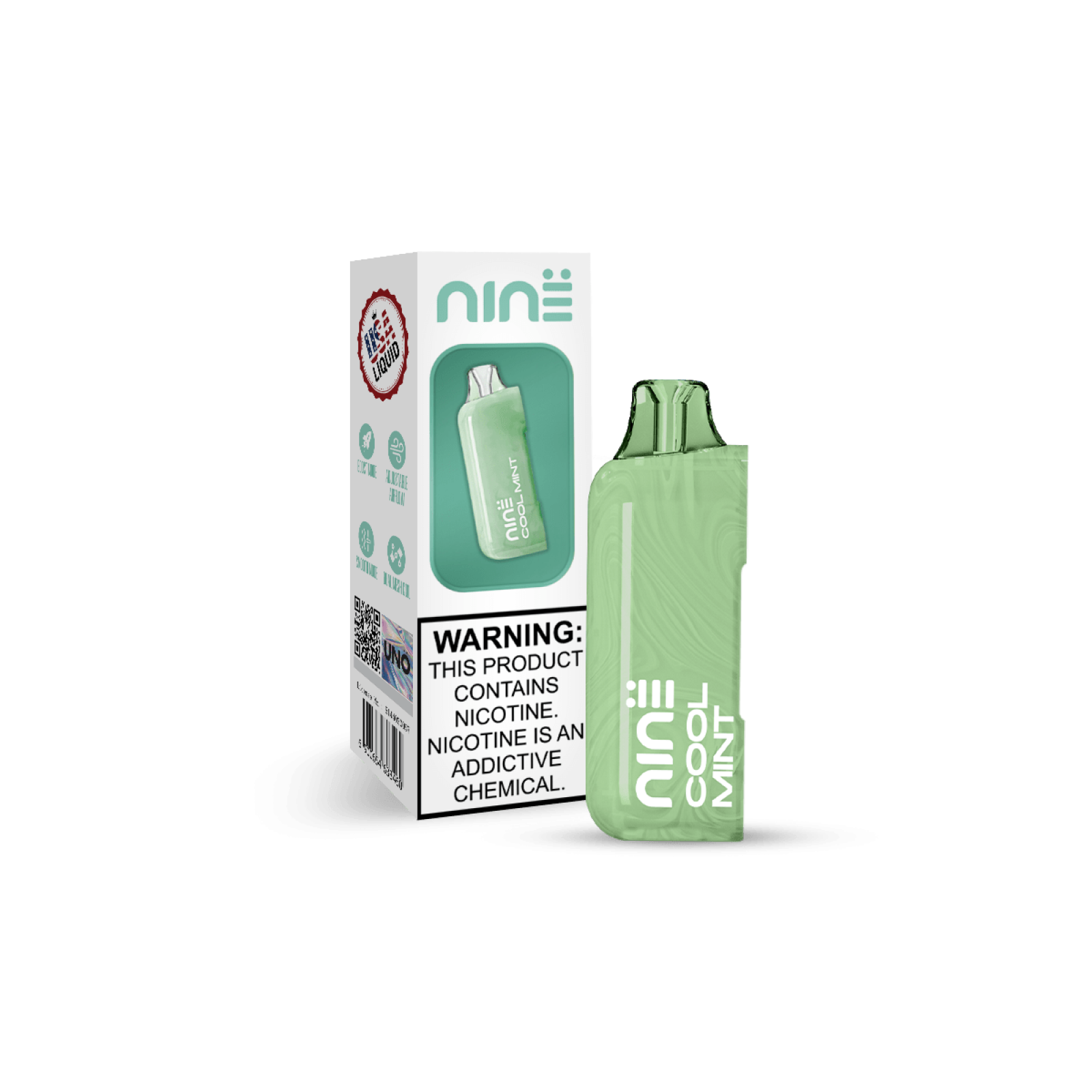 Uno Nine Pod - (TC)Disposable Vape (5% - 30,000 Puffs) - Box of 5 (TEXAS COMPLIANT)