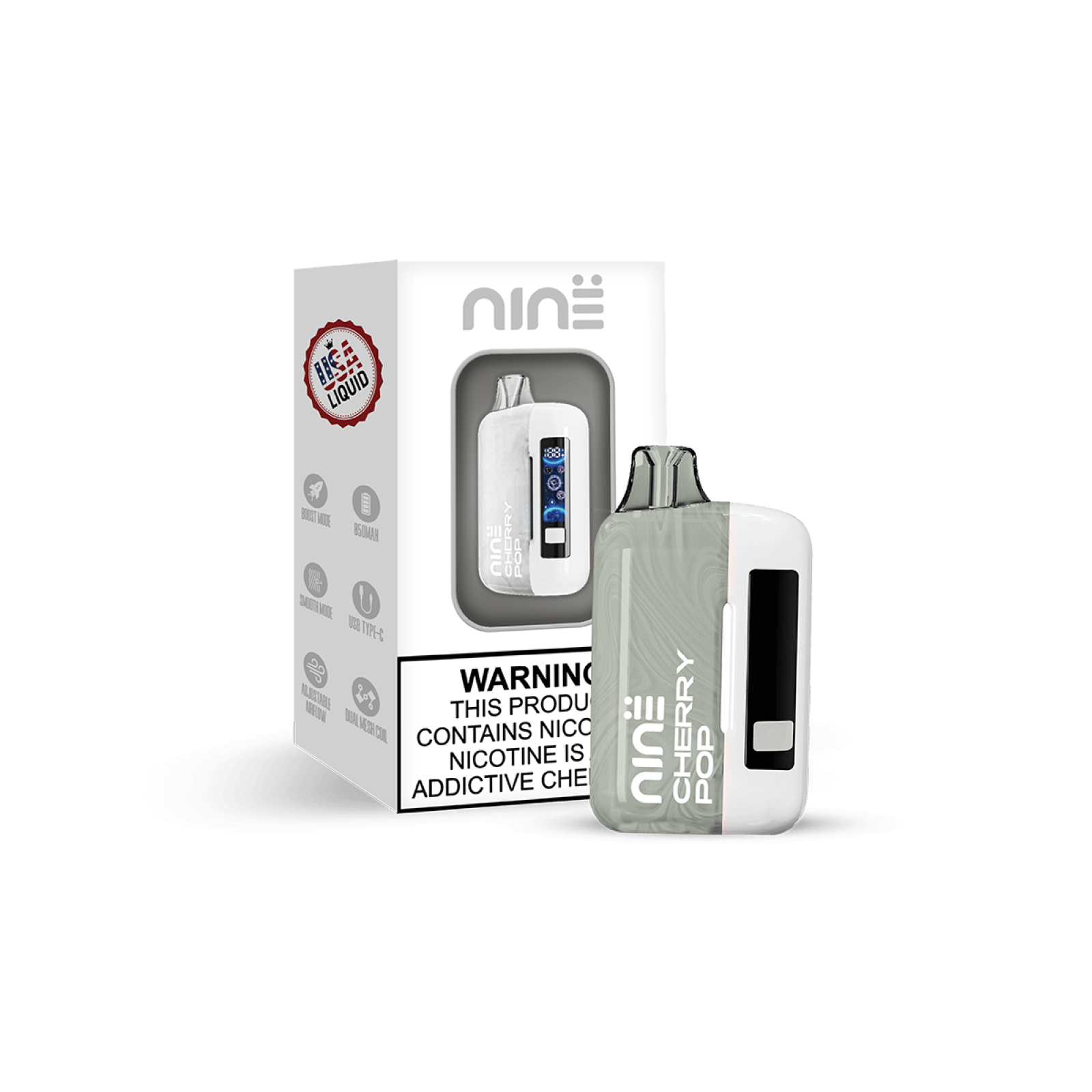 Uno Nine Kit - (TC)Disposable Vape (5% - 30,000 Puffs) - Box of 5 (TEXAS COMPLIANT)