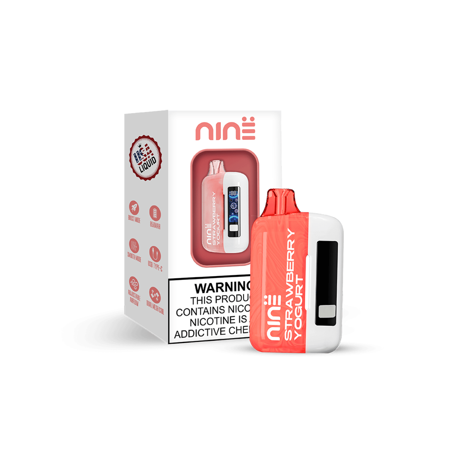 Uno Nine Kit 30K - Disposable Vape (5%) (Box of 5) TX Compliant