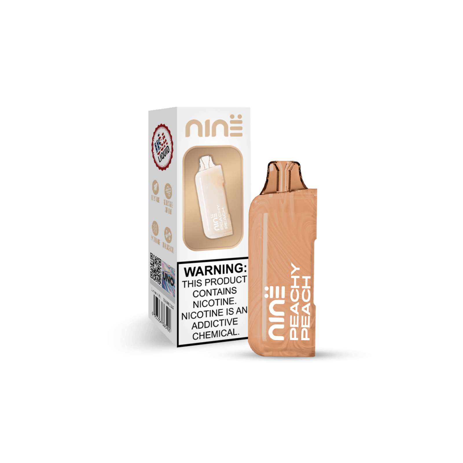 Uno Nine Pod - (TC)Disposable Vape (5% - 30,000 Puffs) - Box of 5 (TEXAS COMPLIANT)