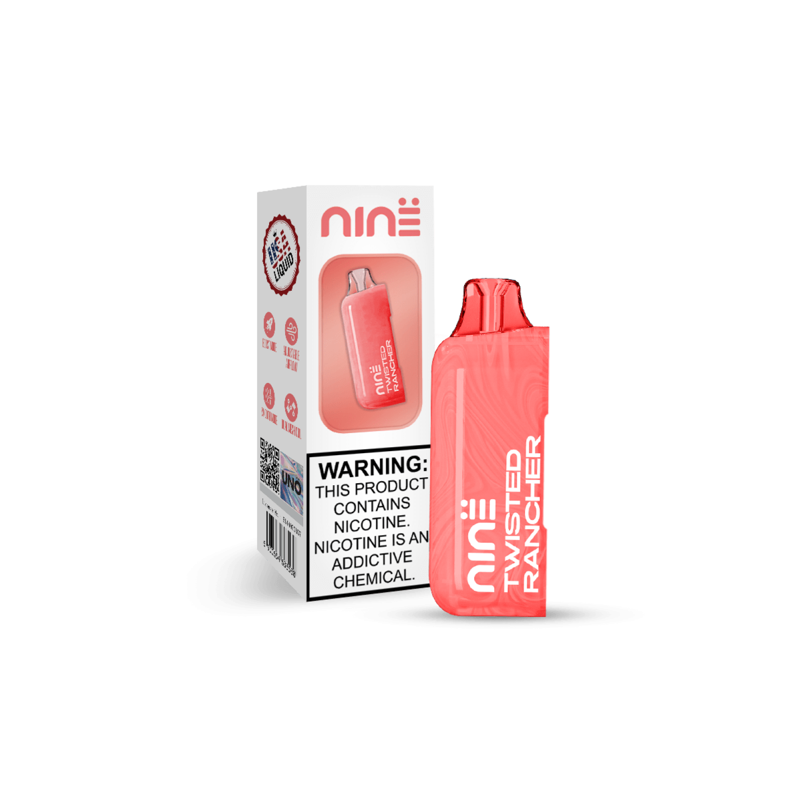 Uno Nine Pod - (TC)Disposable Vape (5% - 30,000 Puffs) - Box of 5 (TEXAS COMPLIANT)
