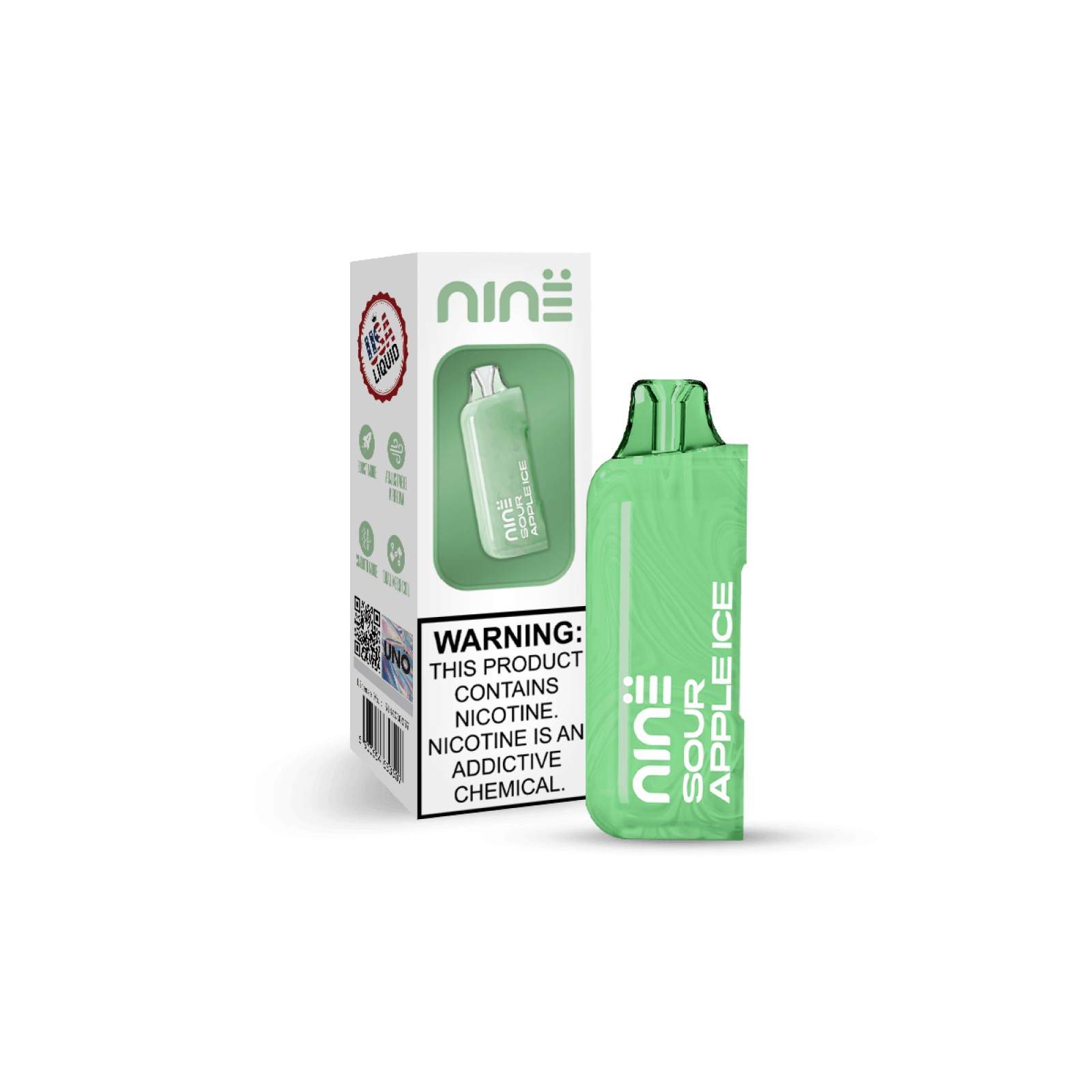 Uno Nine Pod - (TC)Disposable Vape (5% - 30,000 Puffs) - Box of 5 (TEXAS COMPLIANT)