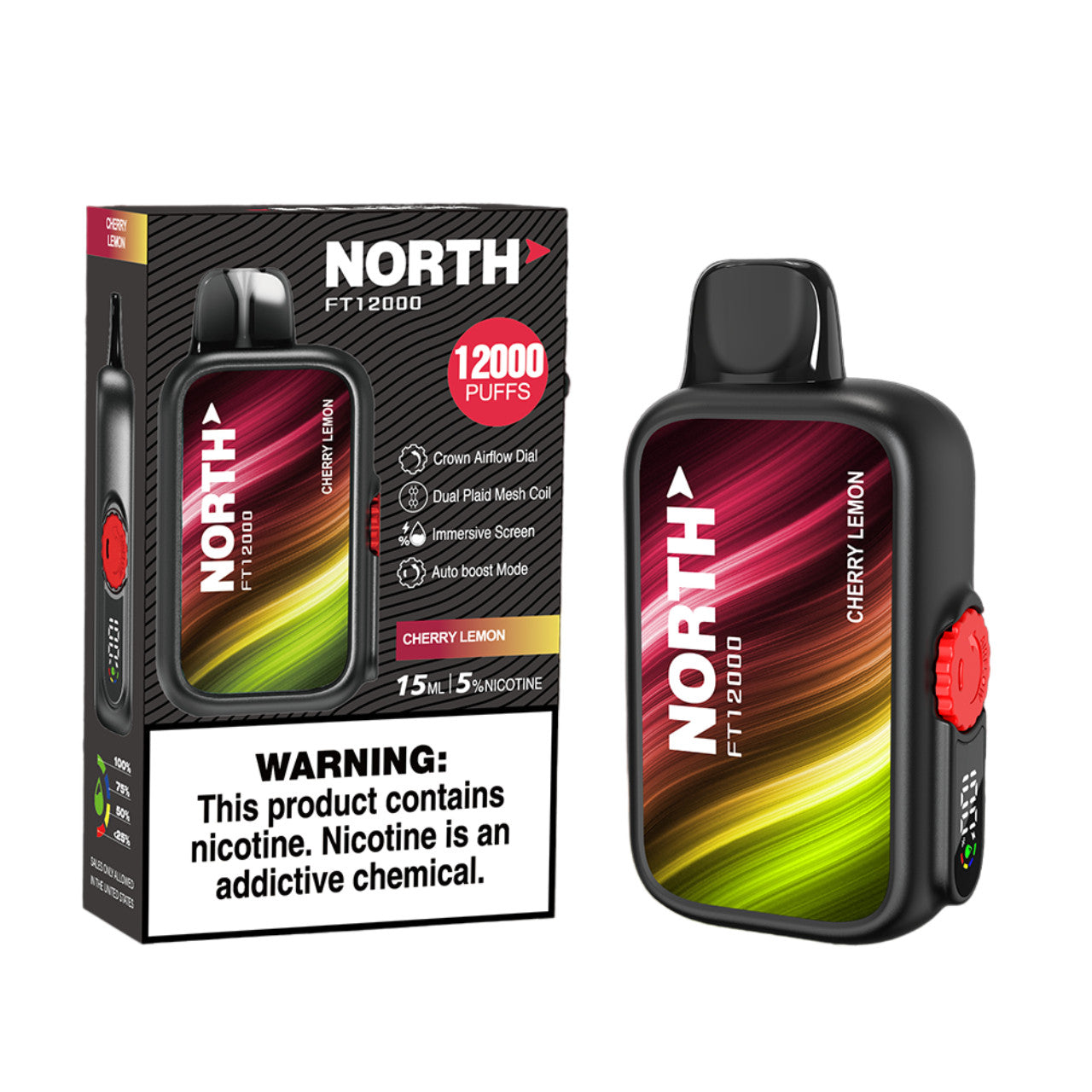 North FT12000 - Disposable Vape (5% - 12,000 Puffs) - Box of 10