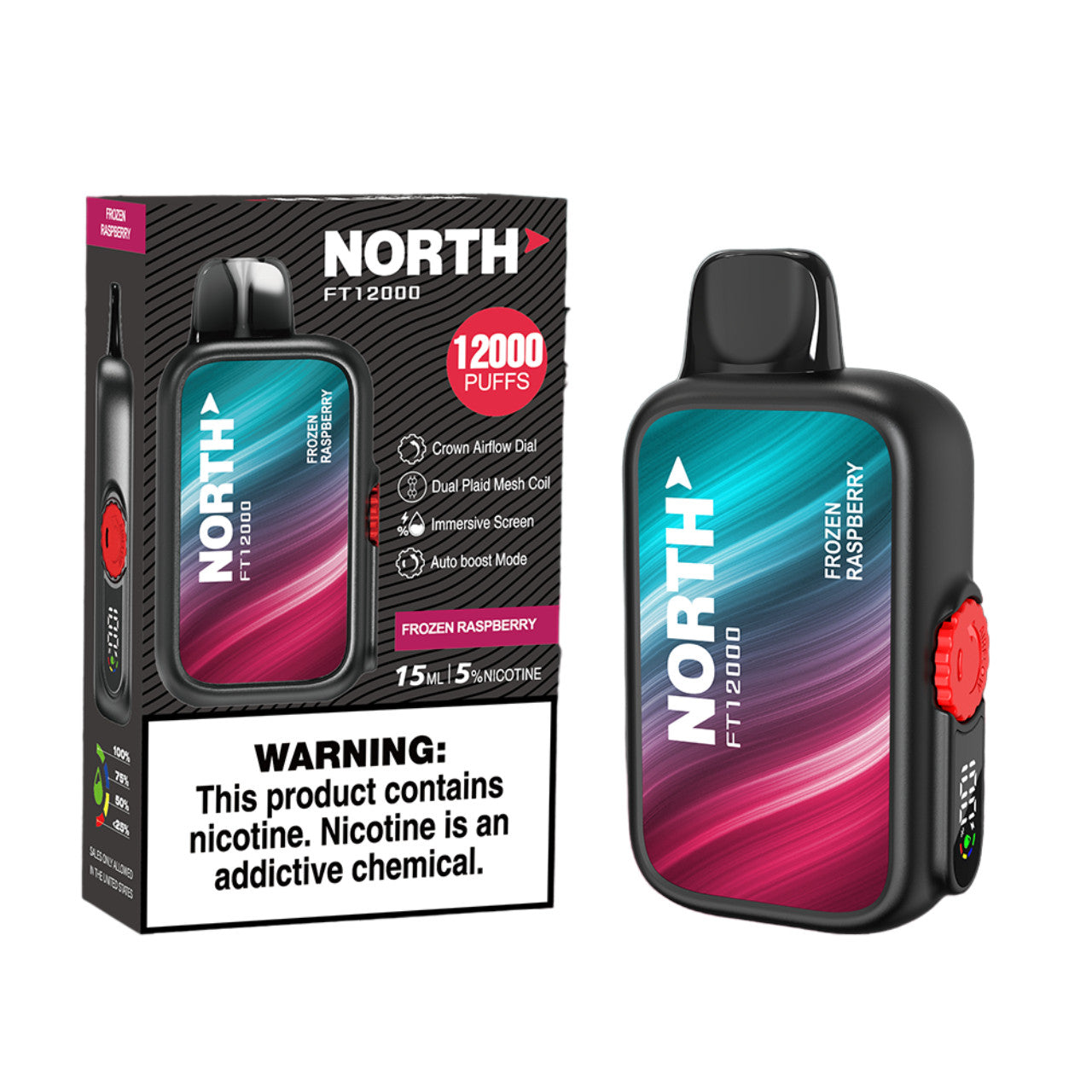 North FT12000 - Disposable Vape (5% - 12,000 Puffs) - Box of 10