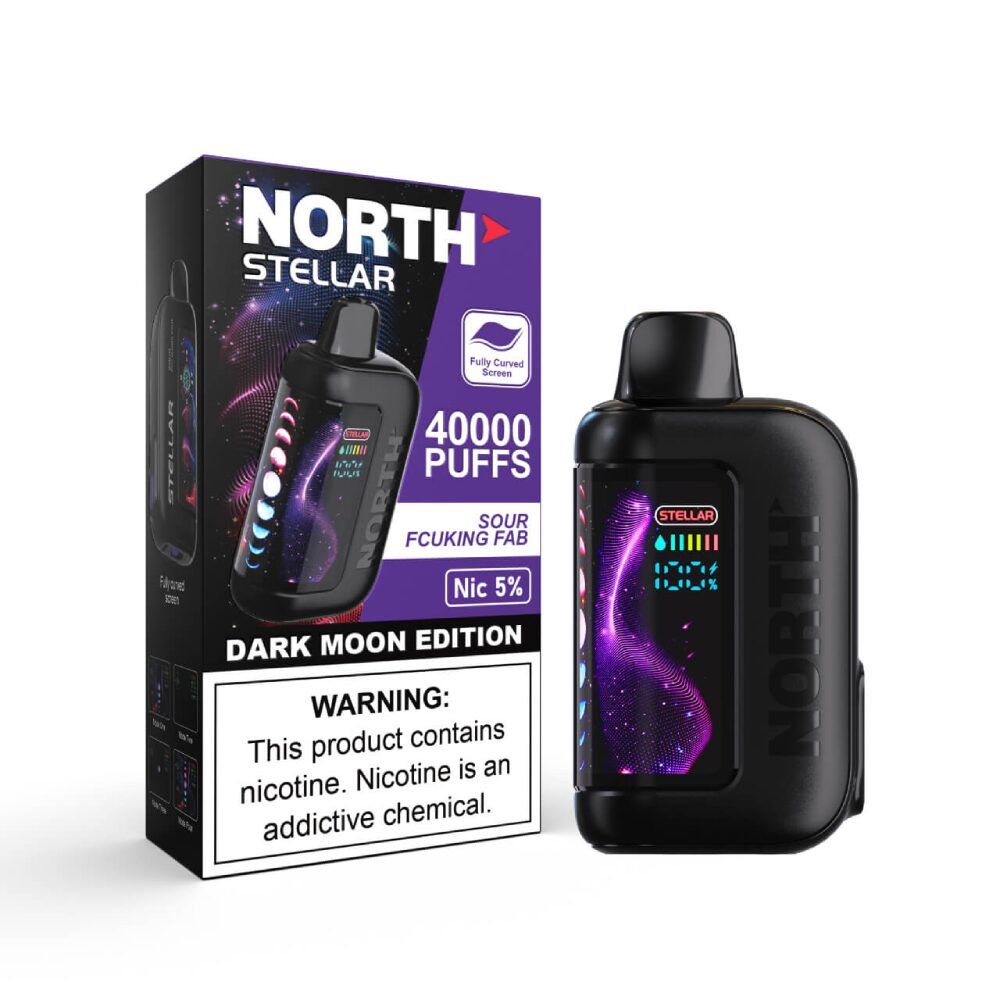 North Stellar 40K - Disposable Vape (5%) (Box of 5) - MK Distro