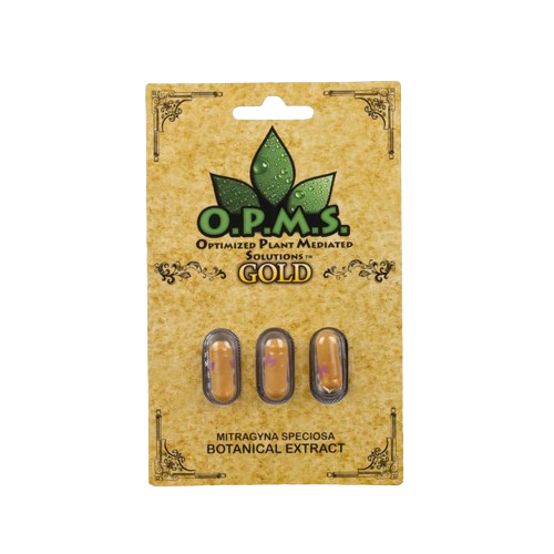 OPMS Gold Capsules - Kratom Capsules - MK Distro