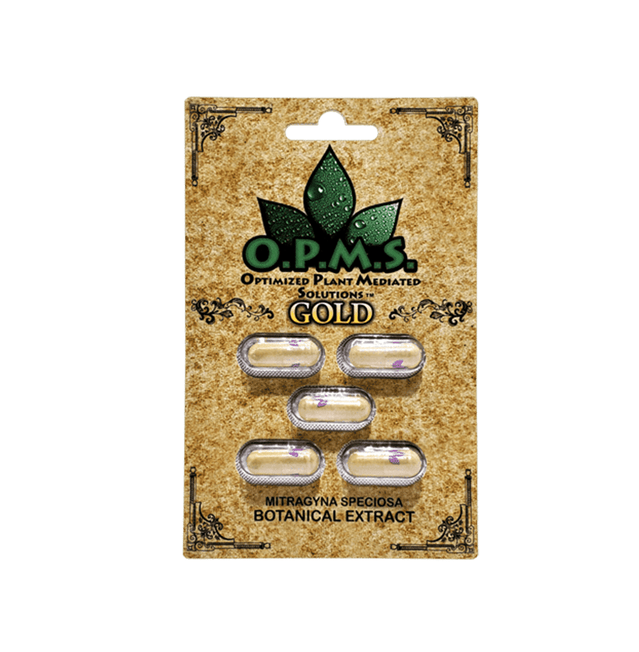 OPMS Gold Capsules - Kratom Capsules - MK Distro