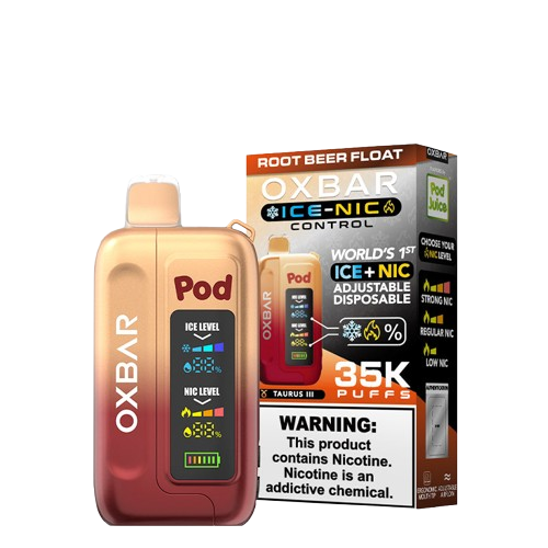 Oxbar x Pod Juice Ice-Nic Control - Disposable Vapes (5% - 35,000 Puffs) - Box of 5 - MK Distro