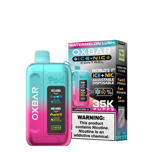 Oxbar x Pod Juice Ice-Nic Control - Disposable Vapes (5% - 35,000 Puffs) - Box of 5 - MK Distro