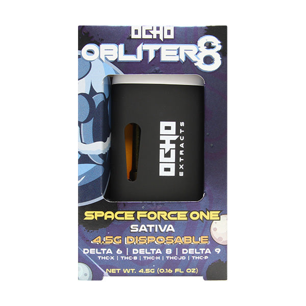 Ocho Extracts - Obliter8 (D6 + D8 + D9 + THC-X + THC-B + THC-H + THC-JD + THC-P) - Hemp Disposables (4.5g x  6) - MK Distro