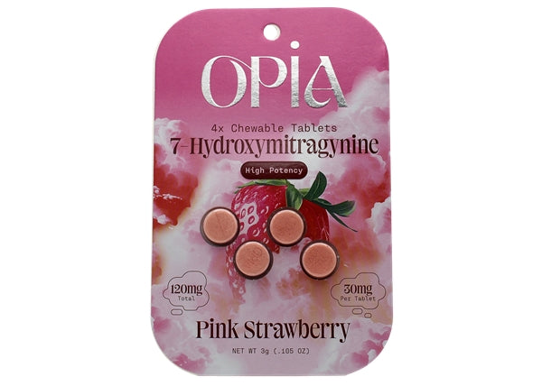 Opia - 7-Hydroxymitragynine Tablets (30mg x 4ct) - Kratom Capsules (Single)
