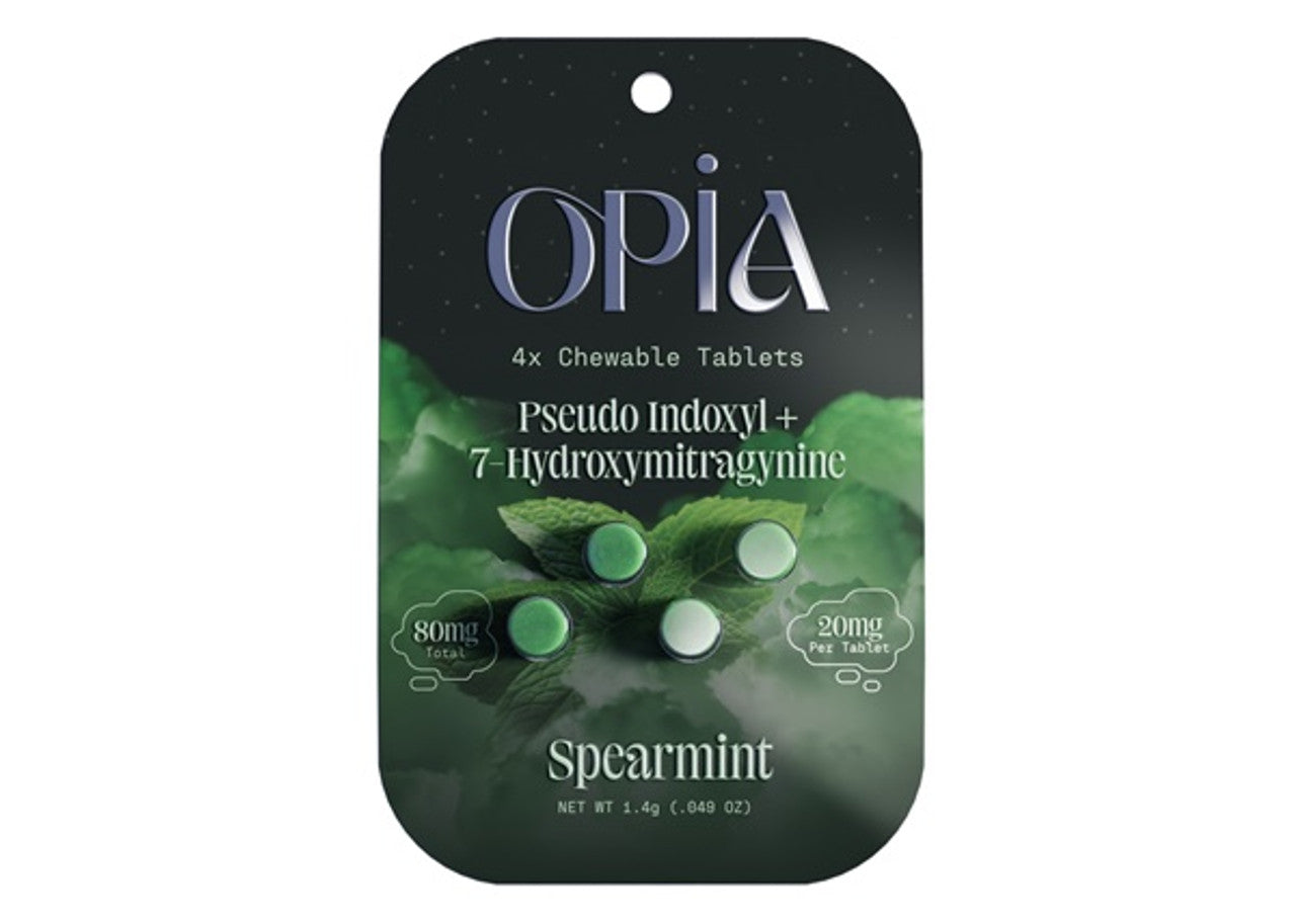 Opia - Pseudo 7-Hydroxymitragynine Tablets (20mg x 4ct) - Kratom Capsules (Single) - MK Distro