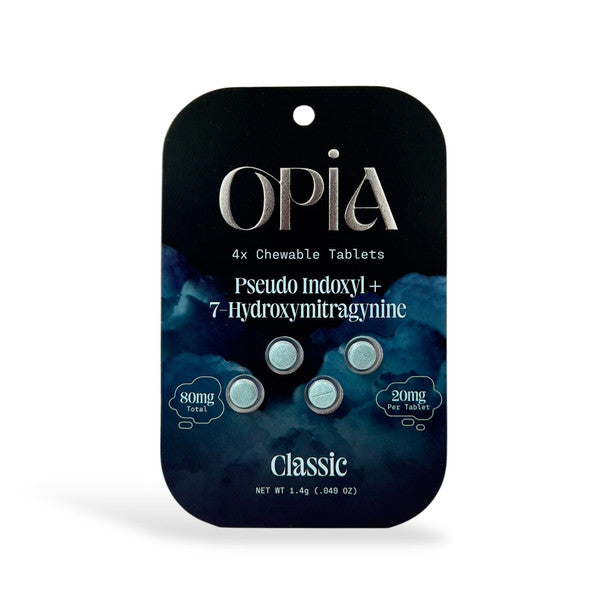 Opia - Pseudo 7-Hydroxymitragynine Tablets (20mg x 4ct) - Kratom Capsules (Single) - MK Distro