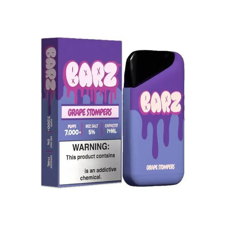 Barz - Disposable Vapes (5% - 7,000 Puffs) - Box of 5 - MK Distro