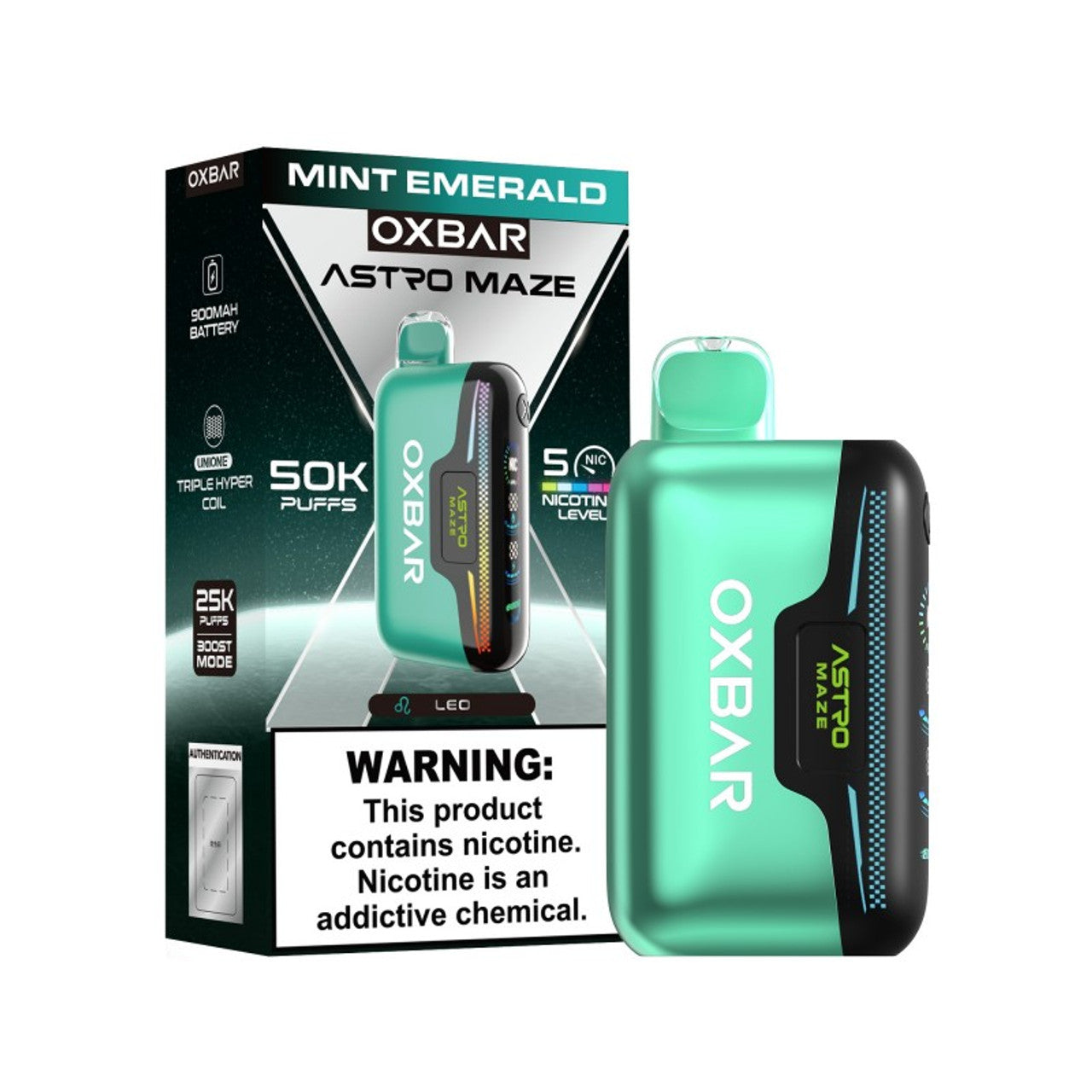Oxbar Astro Maze 50K - Disposable Vapes (5% - 50,000 Puffs) - Box of 5 - MK Distro