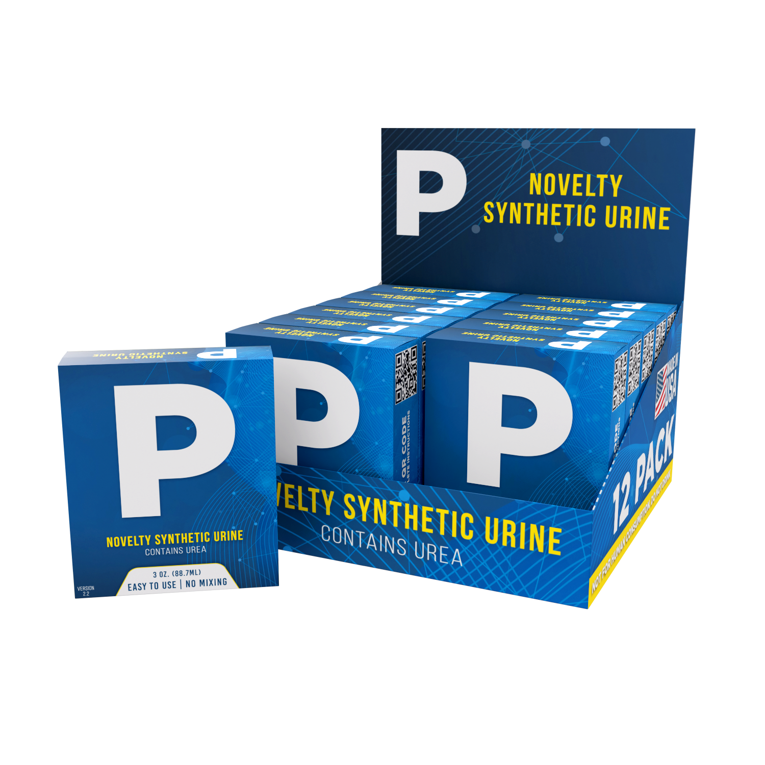 P Novelty Synthetic Urine - (Pack of 12) - MK Distro