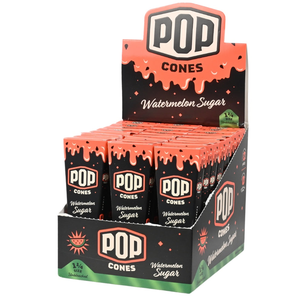 POP Cones - Unbleached 1 1/4 Size - Cones (24 Packs x 6 Cones) - MK Distro