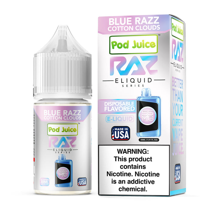 Raz x Pod Juice Salts - Salt Nic E-Liquid (30mL) - MK Distro