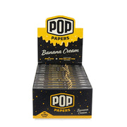 POP Papers - King Size Ultra Thin Papers W/Pre-Rolled Tips (24 Packs x 32 Papers,12 Tips) - MK Distro