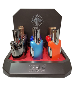 Tesla Coil - Straight Up Shooter (61623-T) - Quadra Flame Refillable Lighters (Box of 9) - MK Distro