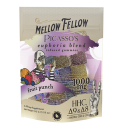 Mellow Fellow - Gummies & Edibles (1000mg) - MK Distro