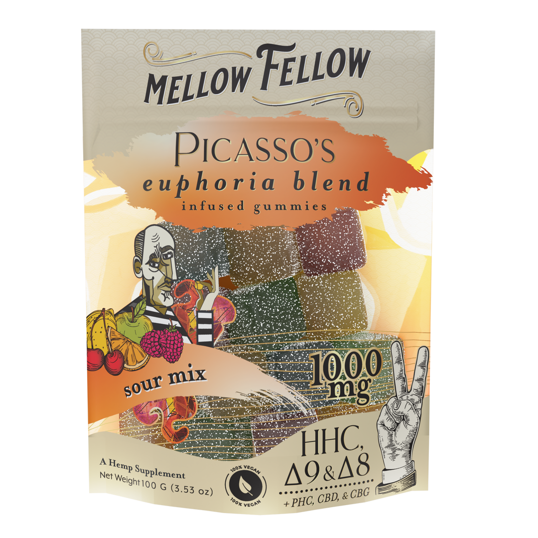 Mellow Fellow - Gummies & Edibles (1000mg) - MK Distro