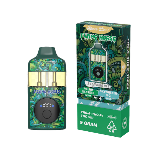 Flying Horse - Stoner Blend 3 Flavors in one  (THCA +THCP +THC VIII) - Hemp Disposables (9g) - MK Distro