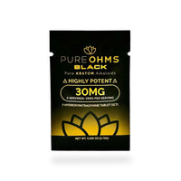 Pure OHMS Black - 7-Hydroxymitragynine Tablets - Kratom Capsules (30mg x 30) - MK Distro
