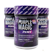 Purple Magic 7OH -Mitragynine Extract Tablets - (210mg,Box of 6) - MK Distro