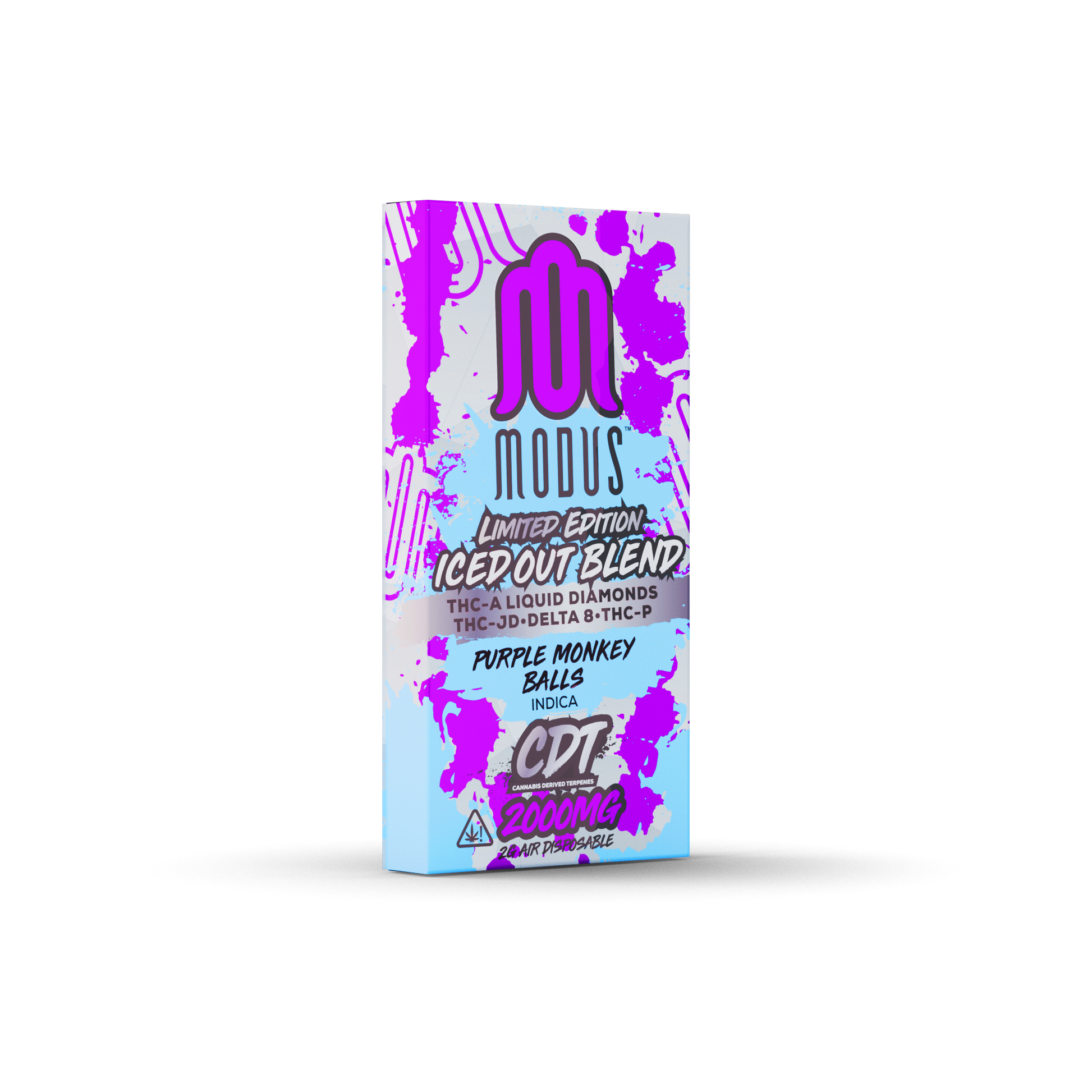 MODUS - Iced out Blend Air (THC-A Liquid Diamond + THC-JD + D8 + THCP) - Hemp Disposable (2g x 5) - MK Distro