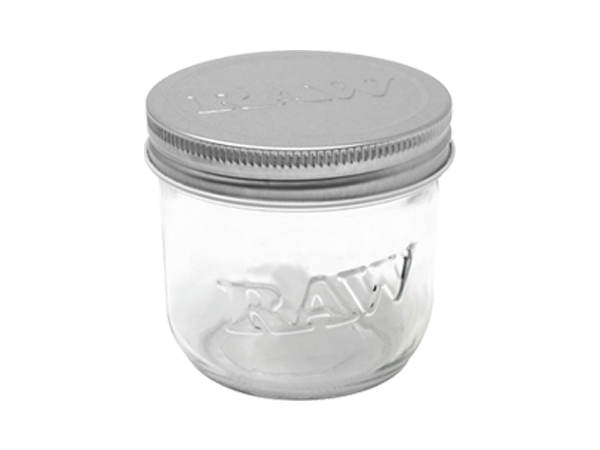 Raw - Glass Jars - Round Small