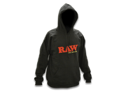 Raw - Black Cotton Hoodie