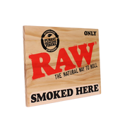 Raw - Wooden Sign Board - MK Distro