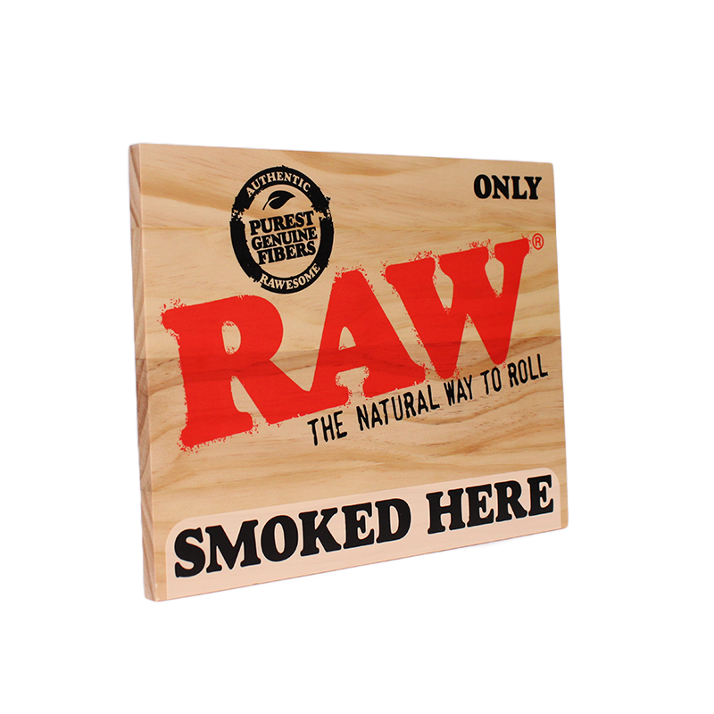 Raw - Wooden Sign Board - MK Distro